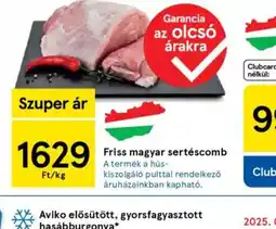 Tesco Friss magyar sertéscomb ajánlat
