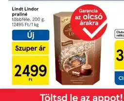 Tesco Lindt Lindor praliné ajánlat
