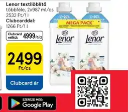 Tesco Lenor textílöblítő ajánlat