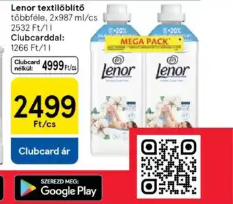 Tesco Lenor textílöblítő ajánlat