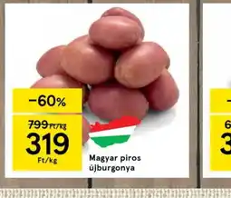 Tesco Magyar piros újburgonya ajánlat