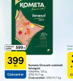 Tesco Kometa Útraval szeletelt felvágott ajánlat