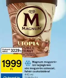 Tesco Magnum mogyor ízű tejjégkrém ajánlat