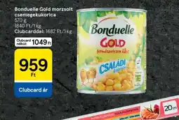 Tesco Bonduelle Gold morzsolt csemegekukorica ajánlat