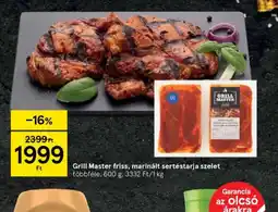 Tesco Grill Master friss, marinált sertéstarja szelet ajánlat