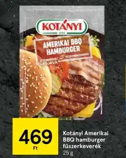Tesco Kotányi Amerikai BBQ hamburger fűszerkeverék ajánlat
