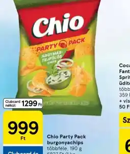 Tesco Chio Party Pack burgonyachips ajánlat