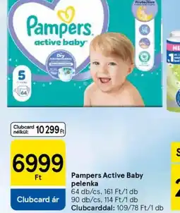 Tesco Pampers Active Baby pelenka ajánlat