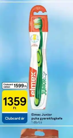 Tesco Elmex Junior puha gyerekfogkefe ajánlat