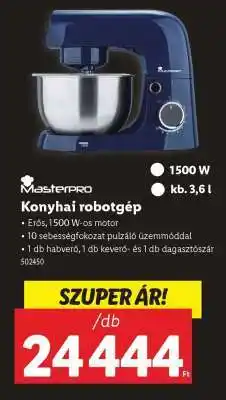 Lidl Masterpro Konyhai robotgép ajánlat
