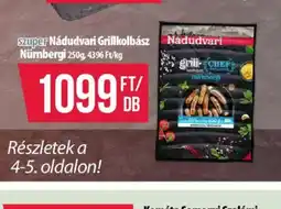 Coop Nádudvari Grillkolbász ajánlat