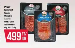 Coop Privát Szeletelt Szalámi Mangalica ajánlat