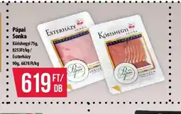 Coop Pápai Sonka ajánlat