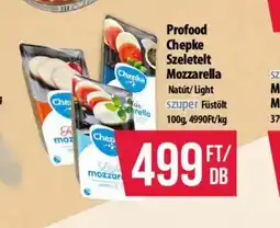 Coop Profood Chepke Szeletelt Mozzarella ajánlat