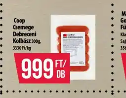 Coop Coop Csemege Debreceni Kolbász ajánlat