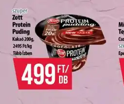 Coop Zott Protein Puding ajánlat