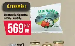 Coop Mozzarella Alpinetta ajánlat
