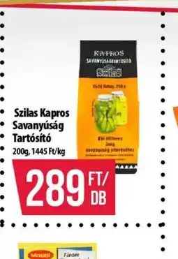 Coop Szilas Kapros Savanyúság Tartsít ajánlat