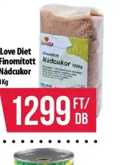 Coop Love Diet Finomítatlan Nádcukor ajánlat