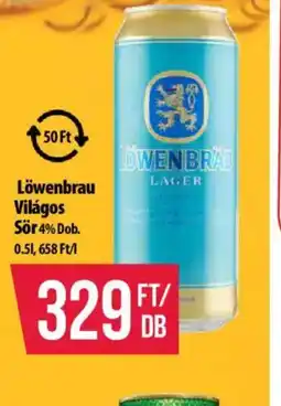 Coop Löwenbrau Világos Sör ajánlat