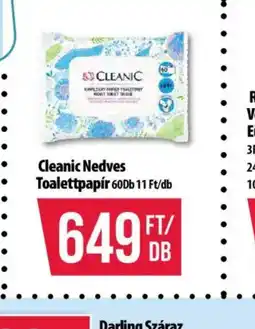 Coop Cleanic Nedves Toalettpapír ajánlat