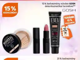 Müller Gosh dekorkozmetikai termékek ajánlat