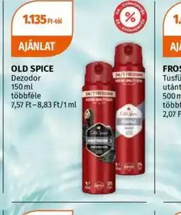 Müller Old Spice Dezodor ajánlat