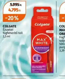 Müller Colgate Éjszakai fogfehérítő toll ajánlat