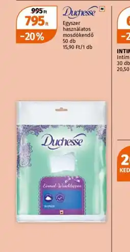 Müller Duchesse Egyszer használatos mosdkendő ajánlat