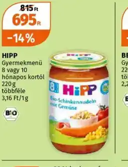 Müller Hipp Gyermekmenü ajánlat