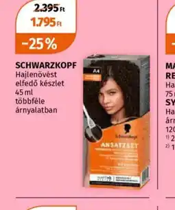 Müller Schwarzkopf Hajlenövést elfedő készlet ajánlat