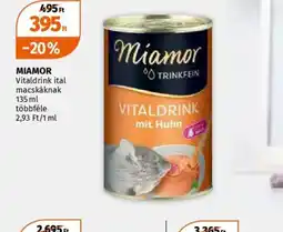 Müller Miamor Vitaldrink ital macskáknak ajánlat