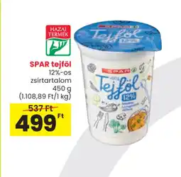 Spar Spar tejföl ajánlat