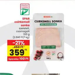 Spar Spar csirkemell sonka ajánlat