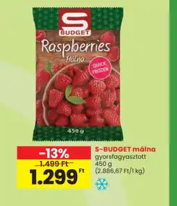 Spar S-Budget málna ajánlat
