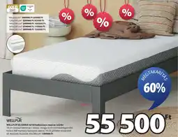 JYSK WELLPUR GLOMMA GF30 habszivacs matrac szürke ajánlat