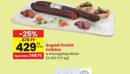 Spar Bogádi füstölt kolbász ajánlat