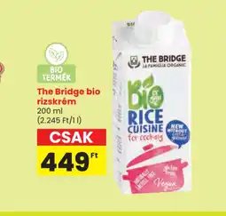 Spar The Bridge bio rizskrém ajánlat