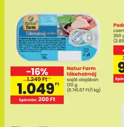 Spar Natur Farm tőkehalmáj ajánlat