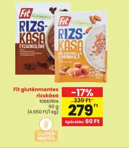 Spar Fit gluténmentes rizskása ajánlat