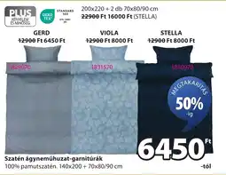 JYSK GERD Szatén ágyneműhuzat-garnitúrák ajánlat