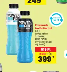 Spar Powerade izotniás ital ajánlat