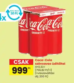 Spar Coca-Cola szénsavas üdítőital ajánlat
