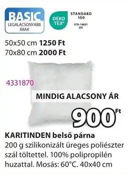 JYSK KARITINDEN belső párna ajánlat