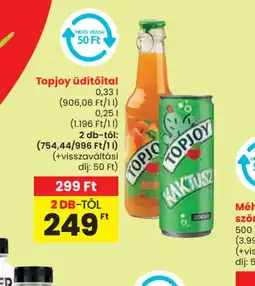 Spar Topjoy üditőital ajánlat