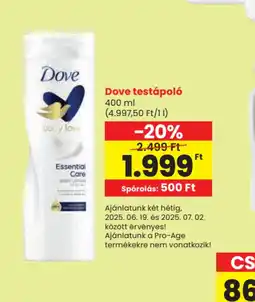 Spar Dove testápol ajánlat