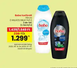Spar Baba tusfürdő ajánlat