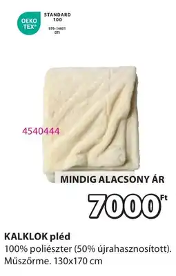 JYSK KALKLOK pléd ajánlat