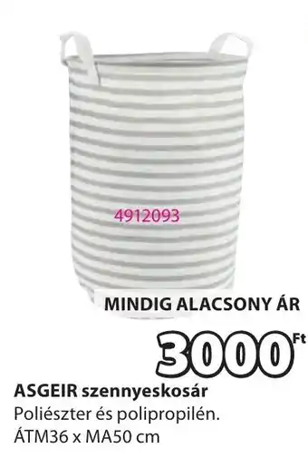 JYSK ASGEIR szennyeskosár ajánlat