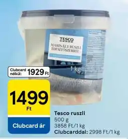 Tesco Tesco ruszli ajánlat